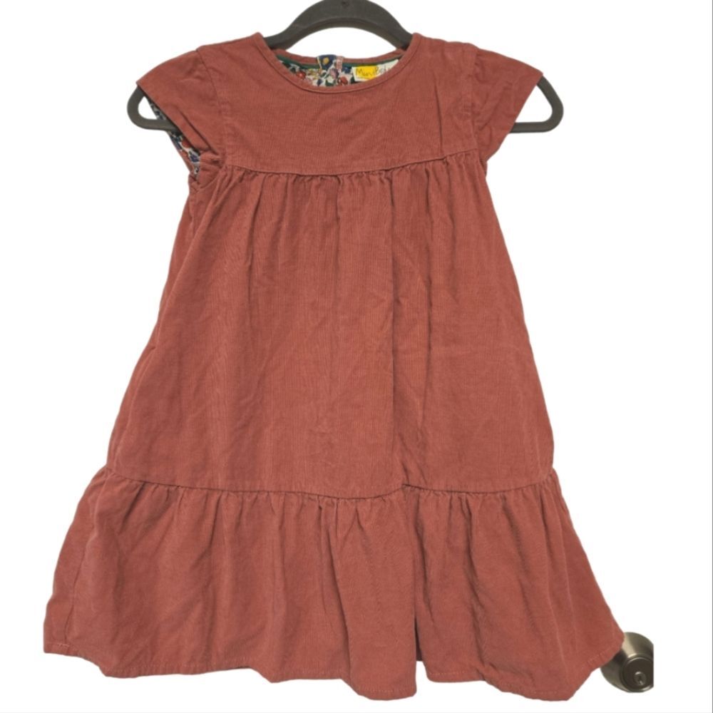Mini Boden Pink Corduroy Dress size 7-8Y